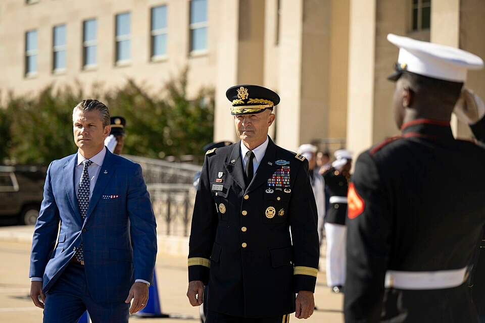 War Secretary Hegseth Removes Army Chief and Two Senior Generals