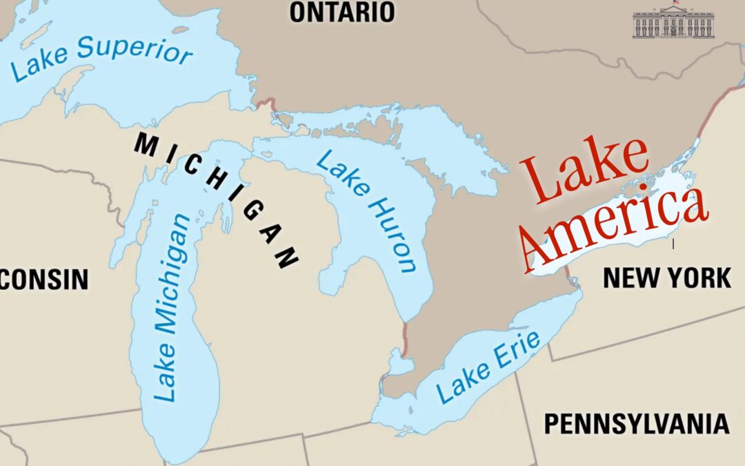 Trump Renames Lake Ontario to Lake America